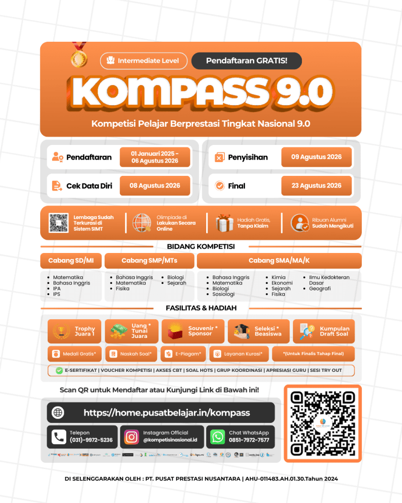 Kompass 9.0 | Terdaftar di SIMT Kurasi